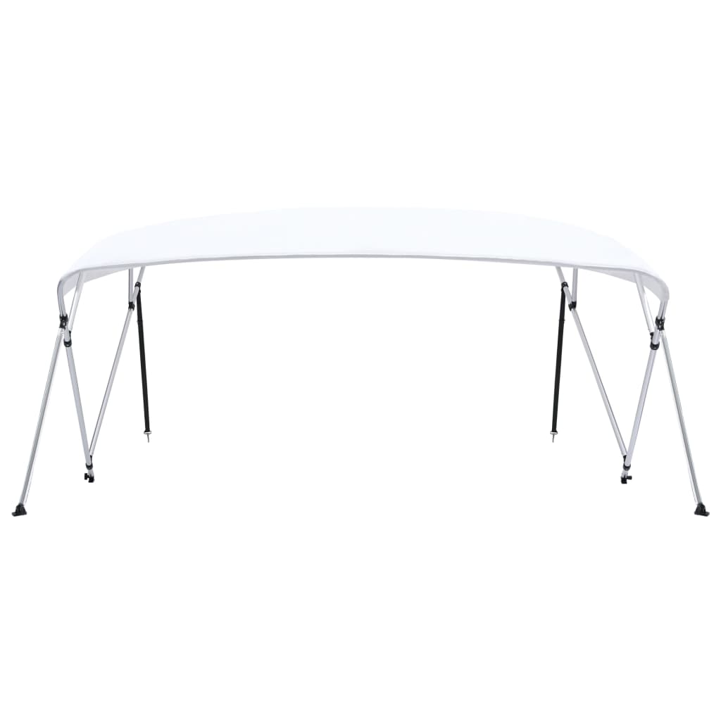 Vidaxl Biminitop 4-Boogs 243x (230-244) x137 cm hvid