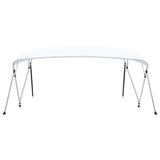 Vidaxl Biminitop 4-Boogs 243x (230-244) x137 cm hvid