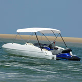 Vidaxl Biminitop 4-Boogs 243x (230-244) x137 cm hvid