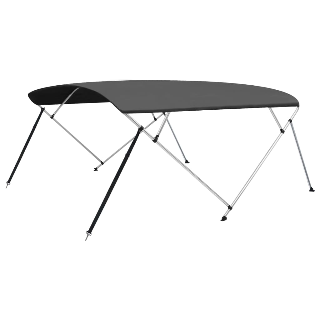 Vidaxl Biminitop 4-Boogs 243x (230-244) x137 cm Antracitfarvet