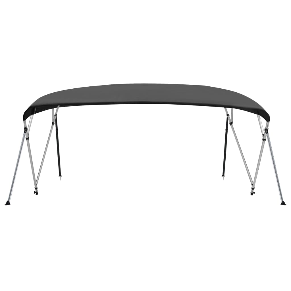 Vidaxl Biminitop 4-Boogs 243x (230-244) x137 cm Antracitfarvet