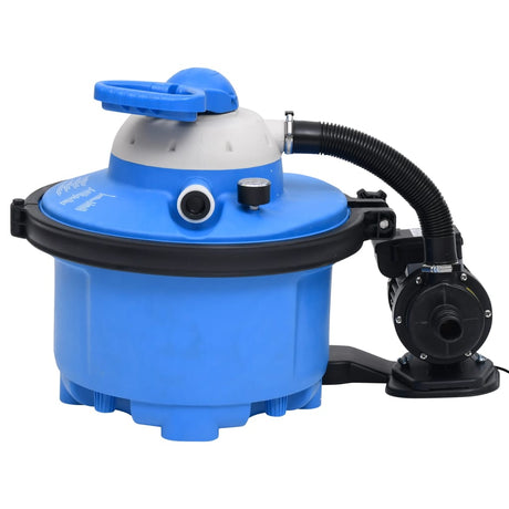 Vidaxl Sand Filter Pump 200 W 25 L 385x620x432 mm blå og sort