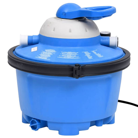 Vidaxl Sand Filter Pump 200 W 25 L 385x620x432 mm blå og sort
