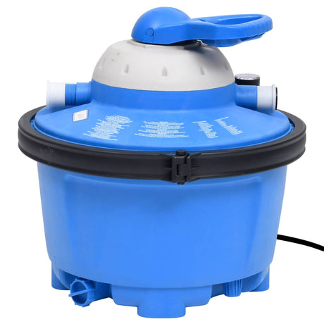 Vidaxl Sand Filter Pump 200 W 25 L 385x620x432 mm blå og sort