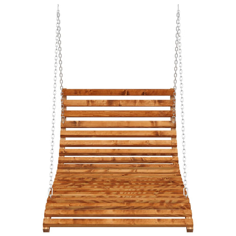 Vidaxx gynge 115x147x46 cm bøjet træ med teak finish