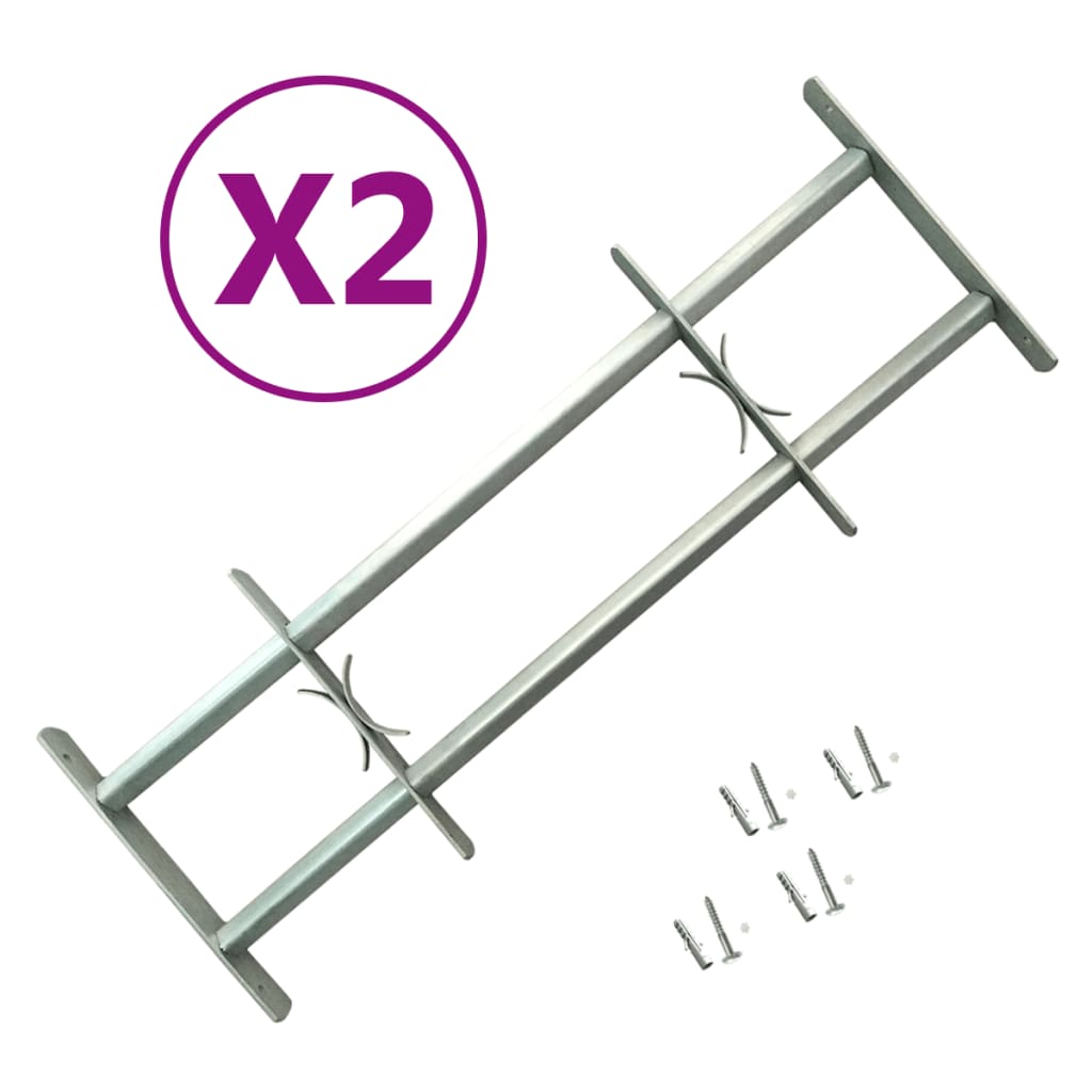 Vidaxx vinduessikkerhed justerbar 2 stk 700-1050 mm