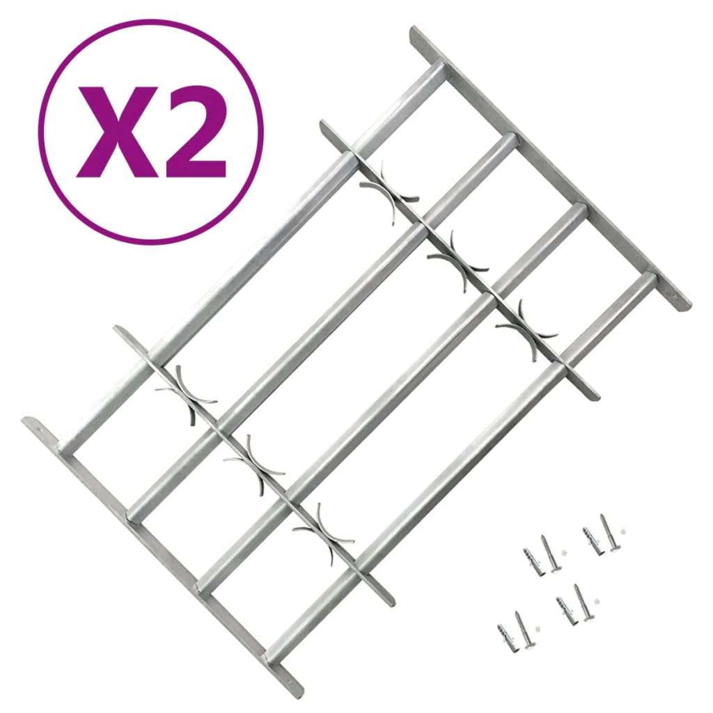 Vidaxx justerbar vinduessikring 2 stk 1000-1500 mm