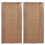 Vidaxx rullegardiner 2 stk 80x160 cm bambusbrune