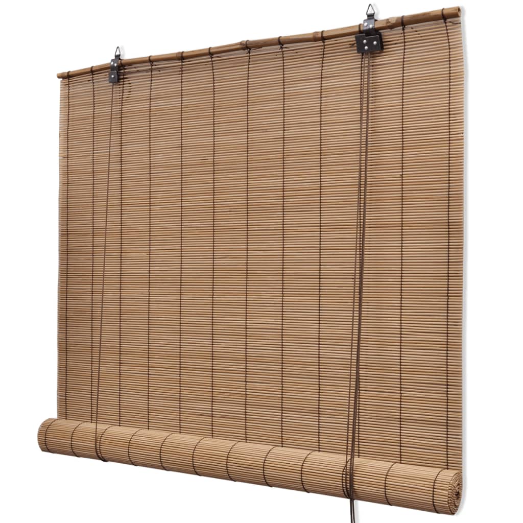 Vidaxx rullegardiner 2 stk 80x160 cm bambusbrune