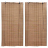 Vidaxx rullegardiner 2 stk 100x160 cm bambusbrune