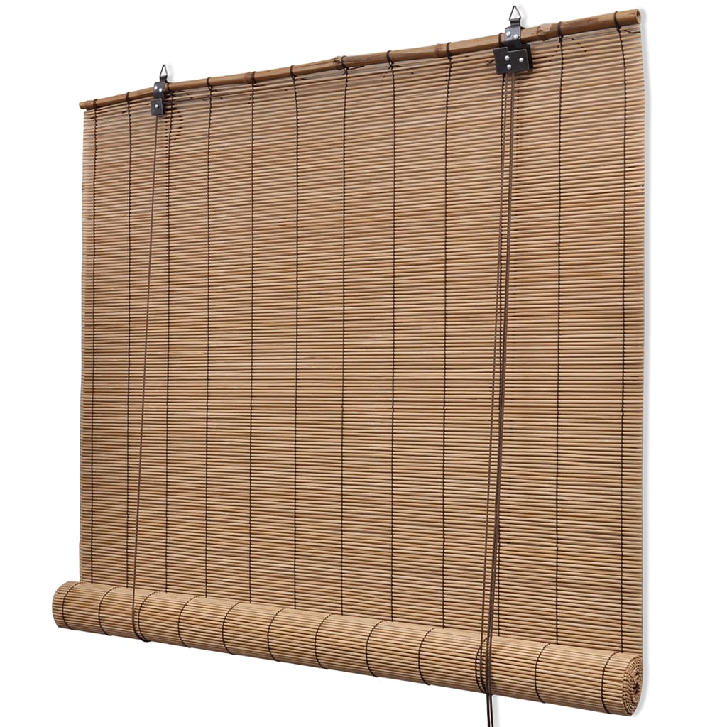 VidaXL rullegardiner 2 stk 150x220 cm bambusbrune