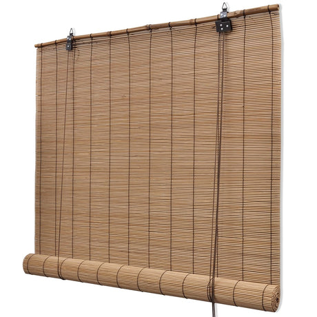 VidaXL rullegardiner 2 stk 150x220 cm bambusbrune