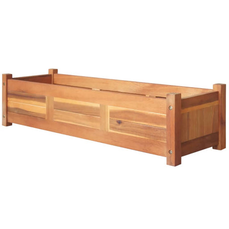 Vidaxx hævede plantekasser 2 stk 100x30x25 cm akacietræ