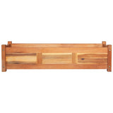 Vidaxx hævede plantekasser 2 stk 100x30x25 cm akacietræ