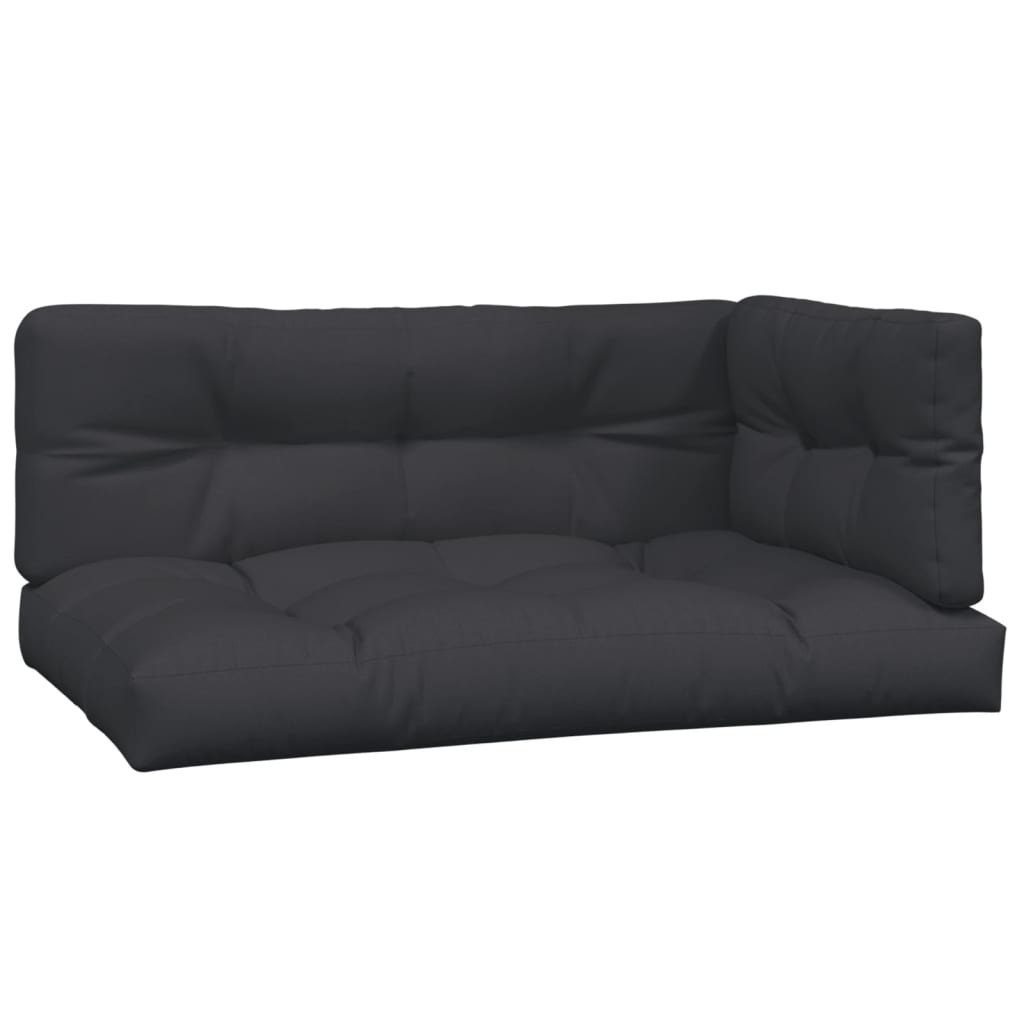 Vidaxl pallepuder 3 st stof sort