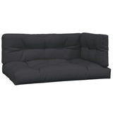Vidaxl pallepuder 3 st stof sort