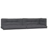 Vidaxl palle puder 5 st stof anthracit -farvet