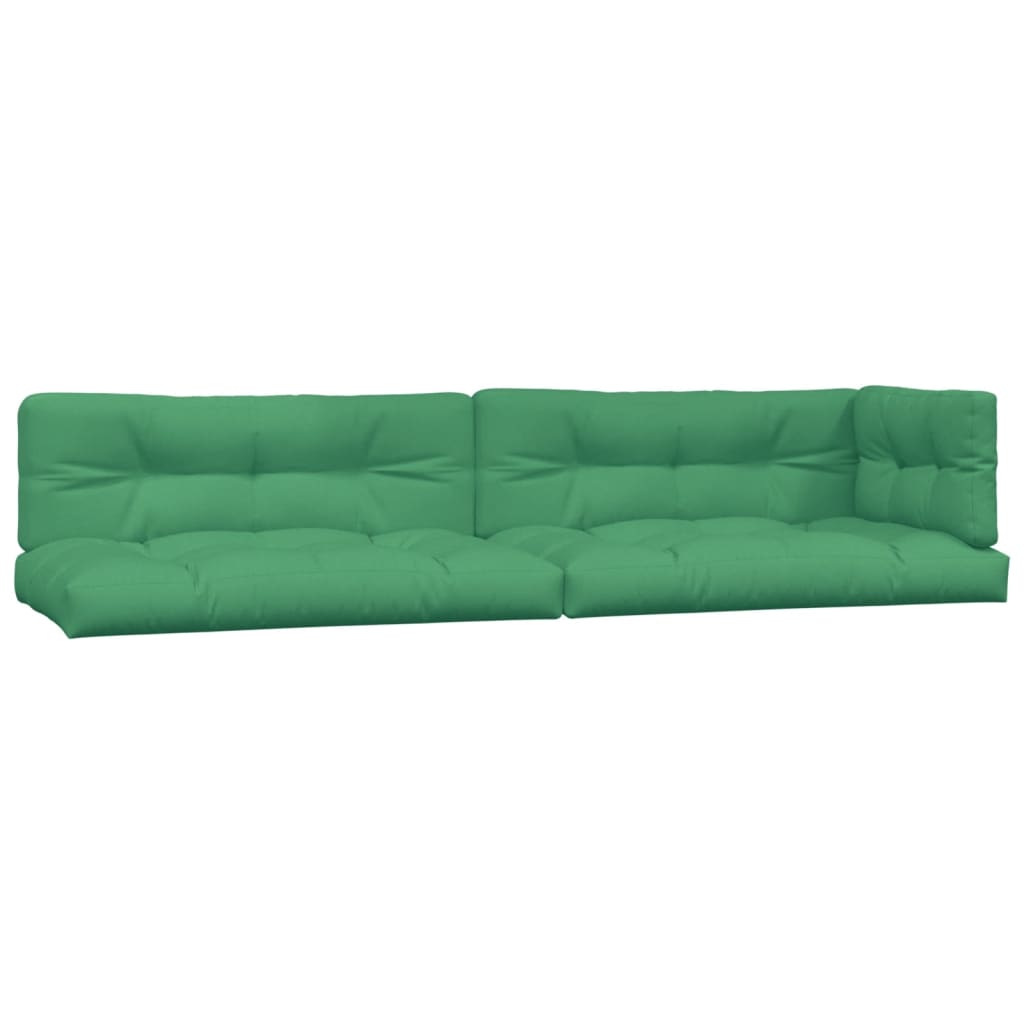 Vidaxl pallepuder 5 st stofgrøn