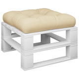 VidaXL pallepude 58x58x10 cm stof beige