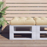VidaXL pallepude 58x58x10 cm stof beige