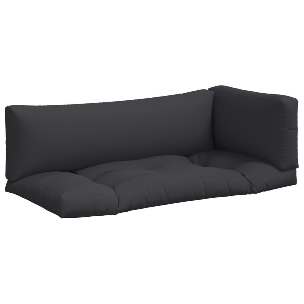 Vidaxl pallepuder 3 st stof sort