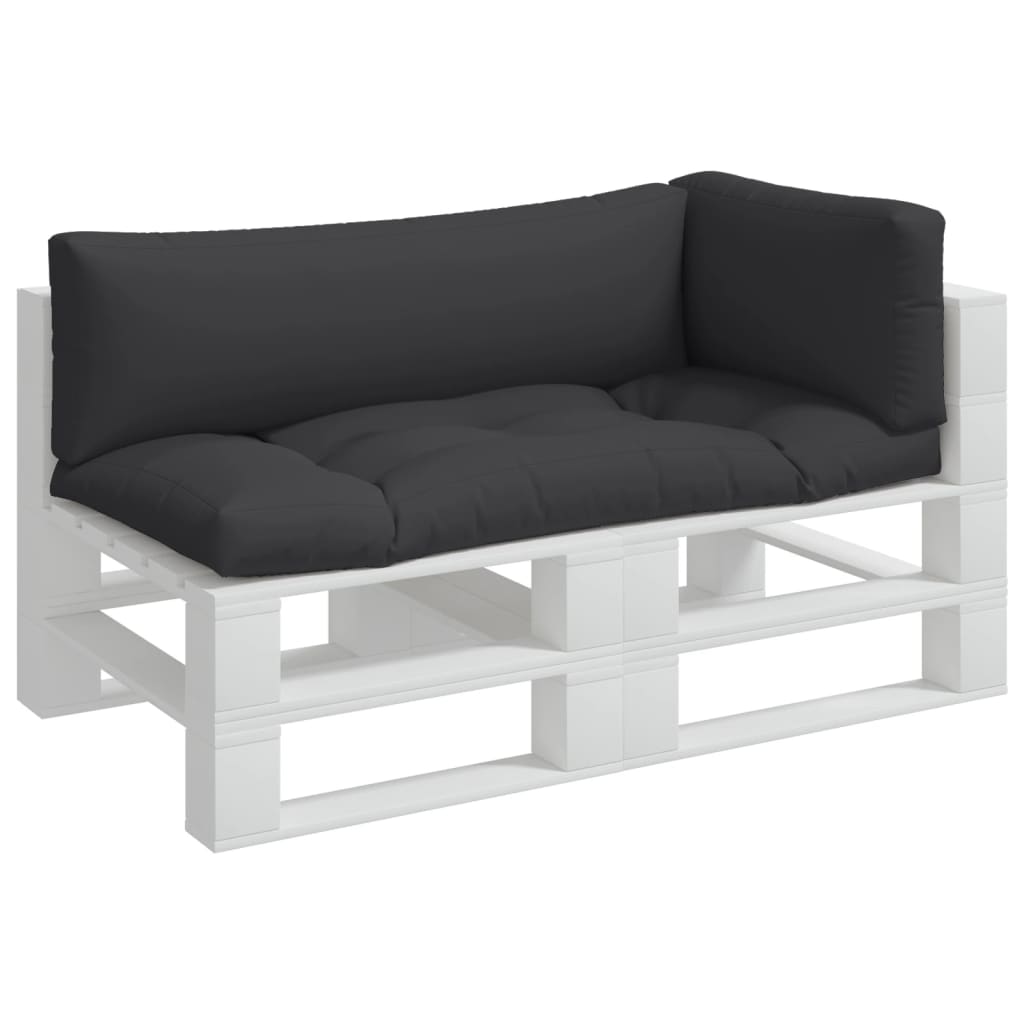 Vidaxl pallepuder 3 st stof sort