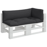 Vidaxl pallepuder 3 st stof sort