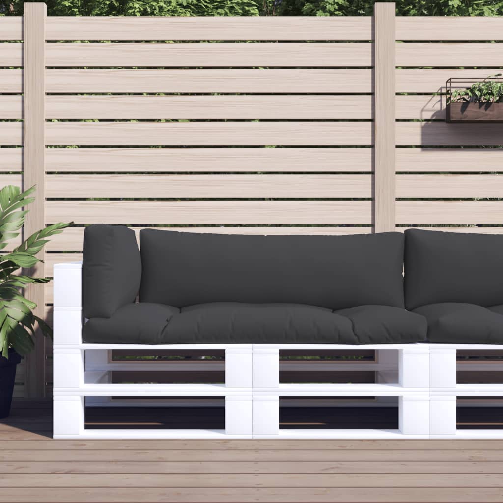 Vidaxl pallepuder 3 st stof sort