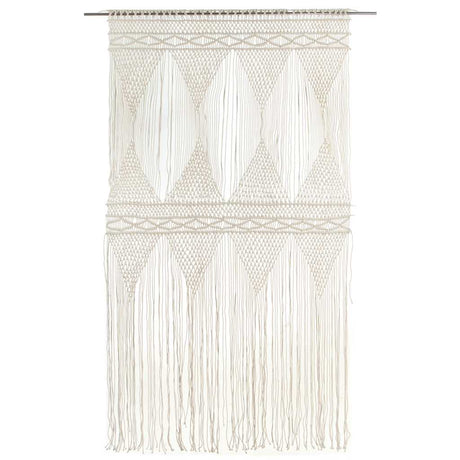 Vidaxl gardin makramé 140x240 cm bomuld
