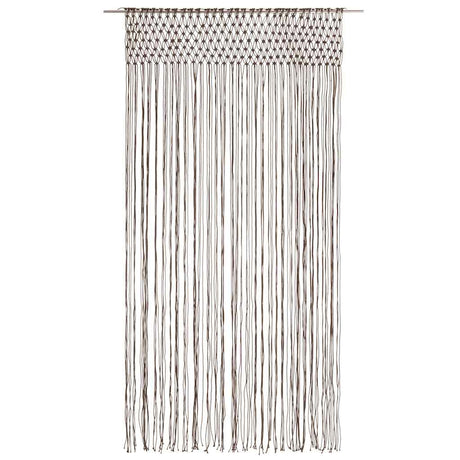 Vidaxl gardin makramé 140x240 cm bomuld taupe