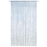 Vidaxl gardin makramé 140x240 cm bomuld blå