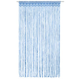Vidaxl gardin makramé 140x240 cm bomuld blå