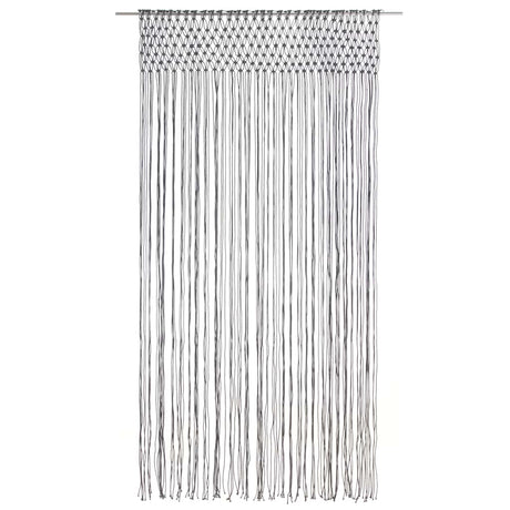 Vidaxl Curtain Macramé 140x240 cm bomuldsanthracit
