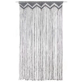 Vidaxl Curtain Macramé 140x240 cm bomuldsanthracit