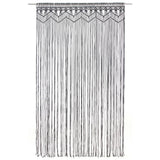 Vidaxl Curtain Macramé 140x240 cm bomuldsanthracit