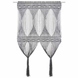 Vidaxl Curtain Macramé 140x240 cm bomuldsanthracit