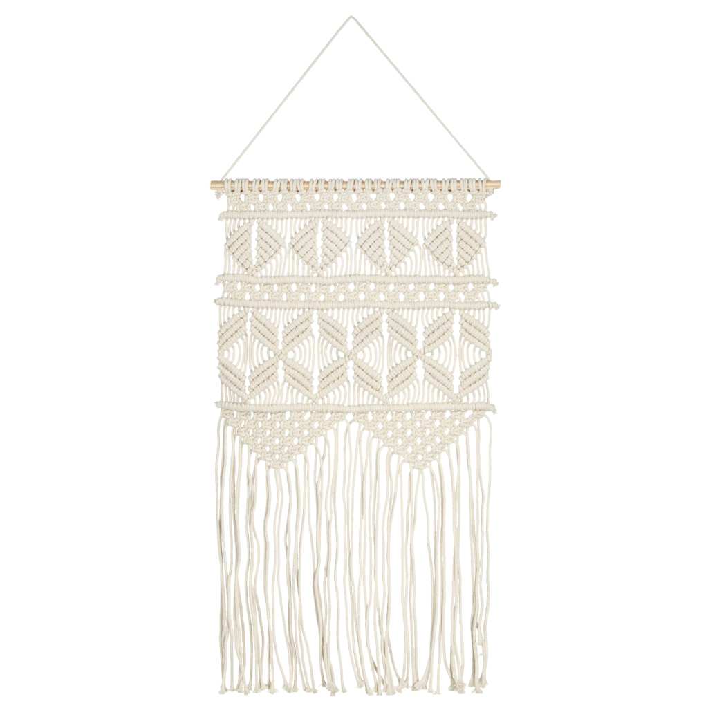 Vidaxl Wall Hanger Macramé 40x80 cm bomuld