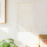 Vidaxl Wall Hanger Macramé 40x80 cm bomuld
