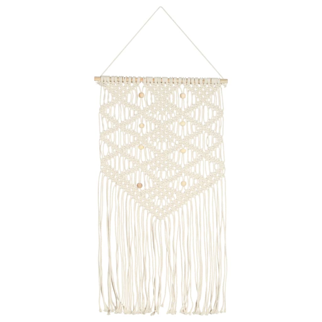 Vidaxl Wall Hanger Macramé 40x80 cm bomuld