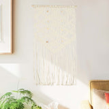 Vidaxl Wall Hanger Macramé 40x80 cm bomuld