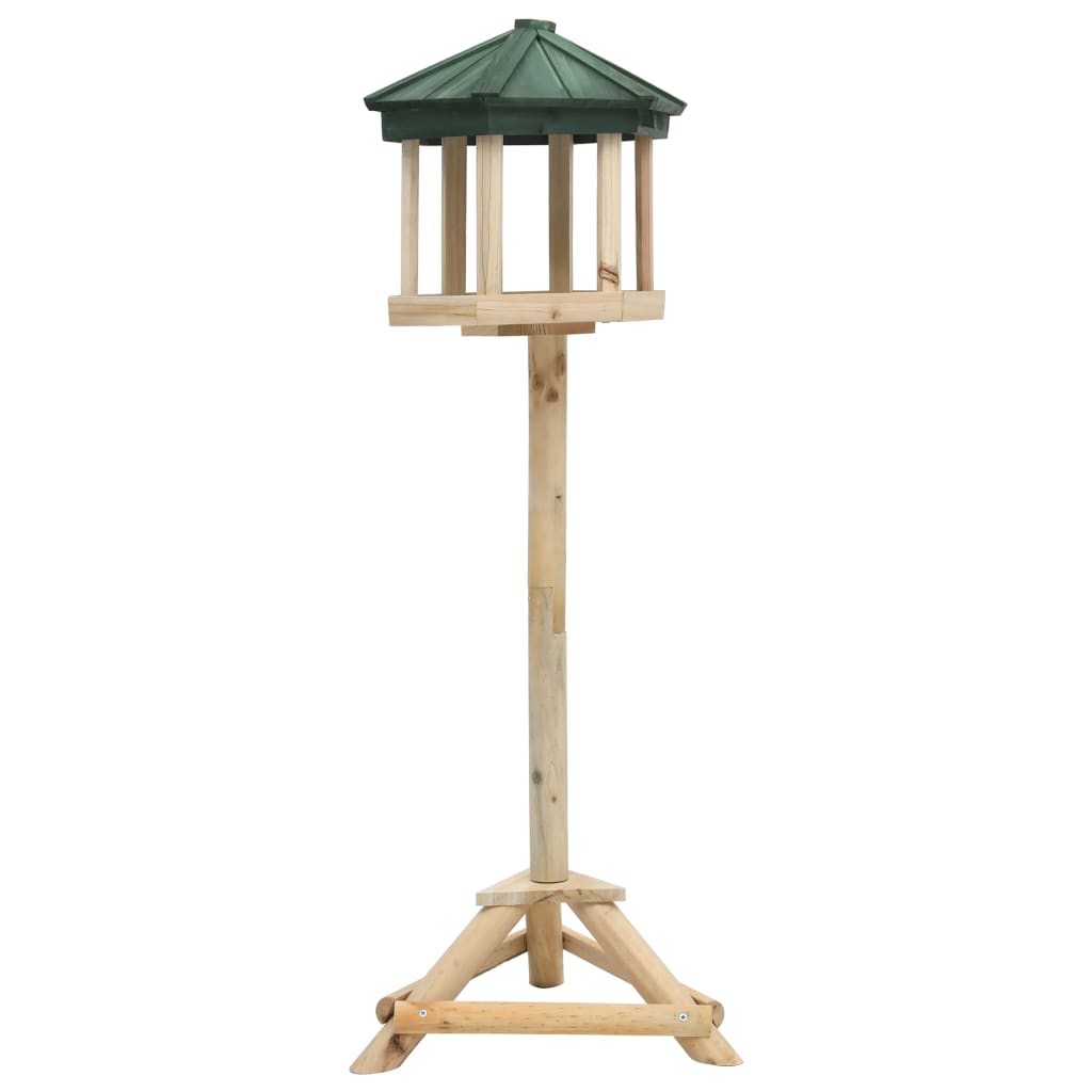 Vidaxx fuglefoder stående 33x110 cm massivt fyrretræ