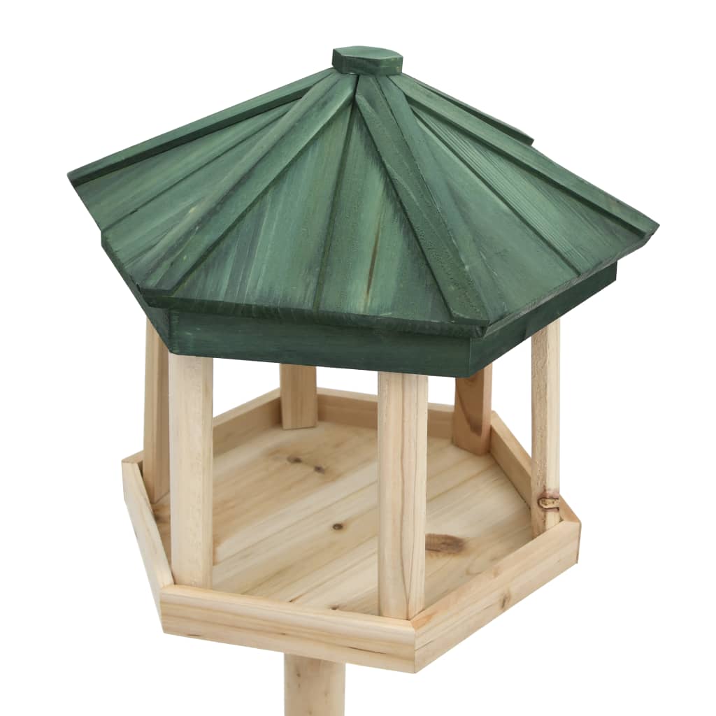 Vidaxx fuglefoder stående 33x110 cm massivt fyrretræ
