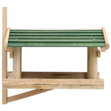 VidaXL fuglefoder 35x29,5x21 cm massivt træ