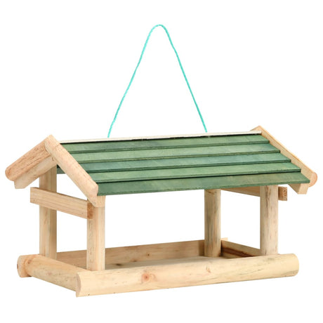 VidaXL fuglefoder 35x29,5x21 cm massivt træ