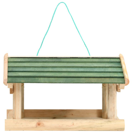 VidaXL fuglefoder 35x29,5x21 cm massivt træ