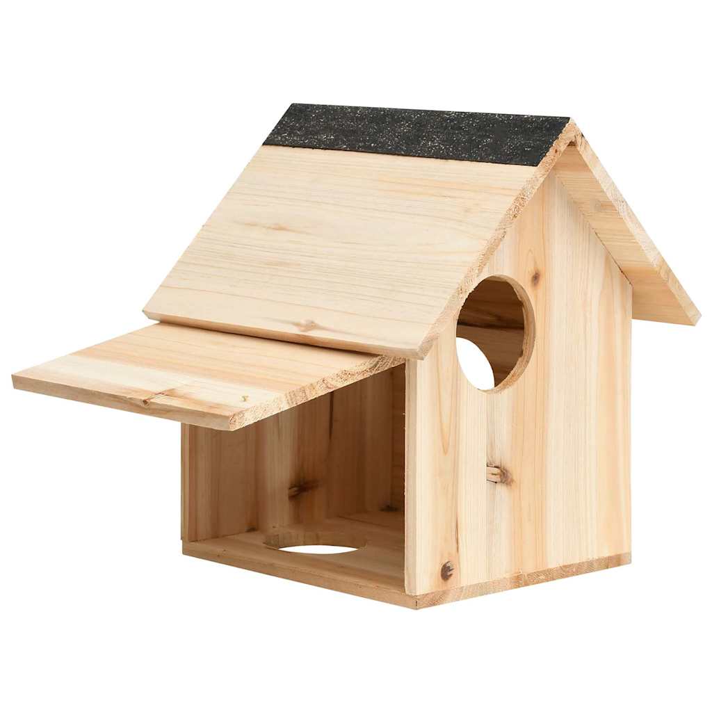 Vidaxl Squirrel House 26x25x29 cm Solid Vurenhout