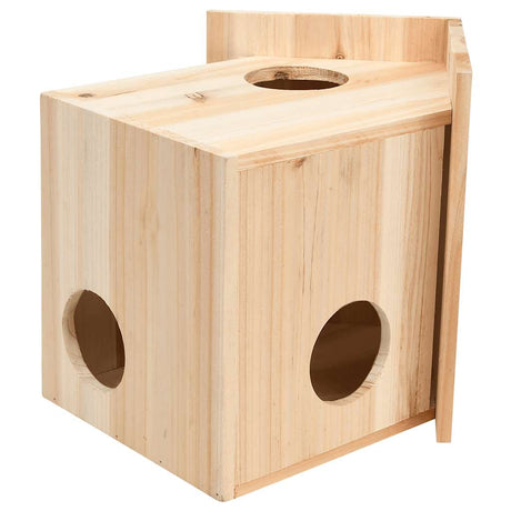 Vidaxl Squirrel House 26x25x29 cm Solid Vurenhout