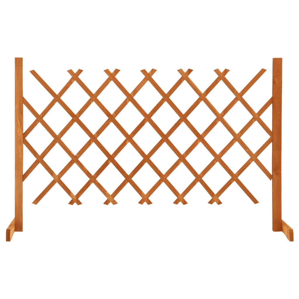 Vidaxl Garden Slat arbejde 120x90 cm Solid fyrretræ orange