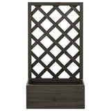 Vidaxl latwerkplantenbak 50x25x90 cm solid fyrretræ
