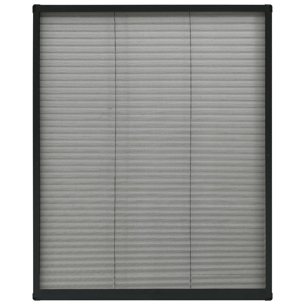 Vidaxl Raamhor Plissé 80x100 cm aluminium